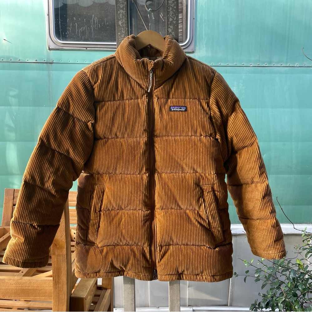 Patagonia WMN’s Cord Fjord Coat in Nest Brown Sz XS